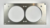 Aluminum 2x120mm Fan Mounting Plate fits 240mm / 240 Radiators with the 15mm screw spacing.