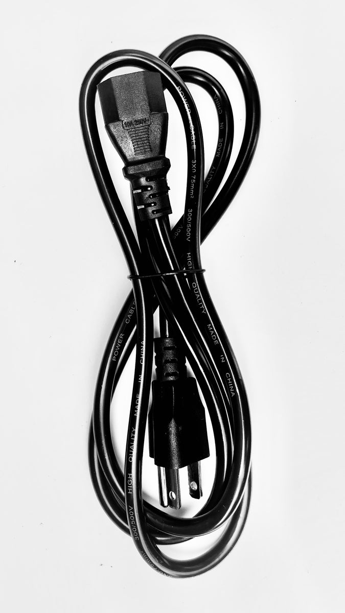 Power Cord Cable for Computer Printers 5ft 10 Amps 125 Volts