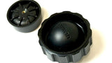 Installed is this new silicone rubber foot in the Micro Seiki DD-7 and DD-40 Turntable Foot.
