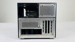 LIAN LI PC-V350B Black Aluminum Micro ATX Desktop Computer Case with remoavle sliding motherboard tray.