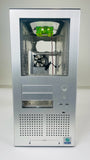 Vintage ATX Computer Case Aluminum Silver Lian Li PC-60 Mid Tower Window Dragon