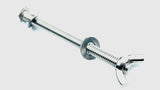 Replace your old or lost Mast Step Base Plate Bolt with this 5/16" stainless steel bolt and wing nut and two washers.