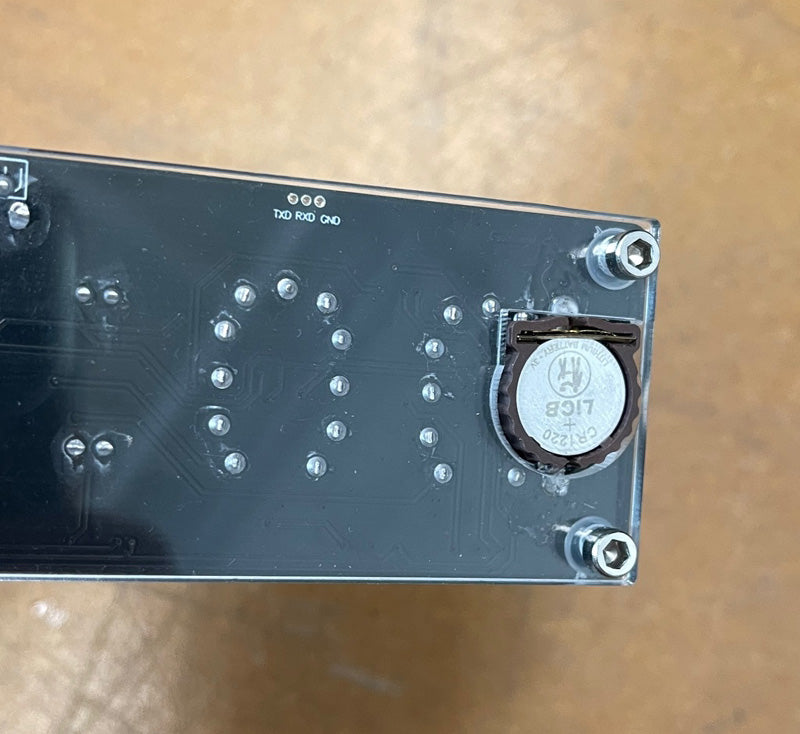 IN-12 NIXIE TUBE USB CLOCK Backup Battery – Mnpctech