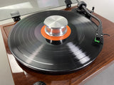 stop needle skipping on fluance turntable with center weight clamp