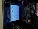 Add 5" LCD HDMI Display Screen Kit Mounts To PC Case Rear 120mm Exhaust Fan 680p