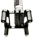 Vertical GPU mount allows tripe or dual pci slot video cards.
