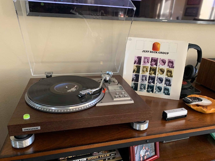 PIONEER PL-518, PL-516, PL-514, PL-560 Turntable Feet (Four) READ