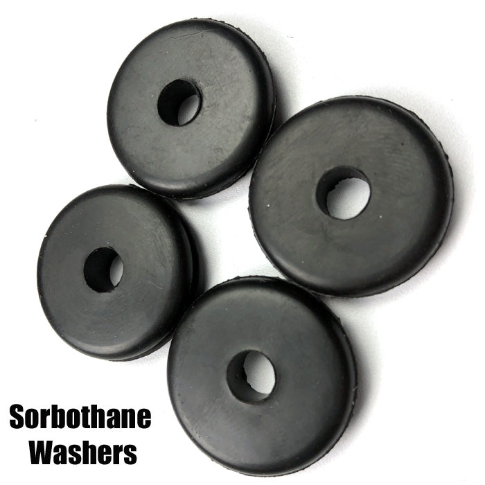 Turntable Feet Vibration Isolating Washers Sorbothane 50A DURO (Four