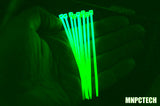 UV Reactive Colored PC Cable Zip Tie Wraps (Pack of Ten) (Require UV Lighting)