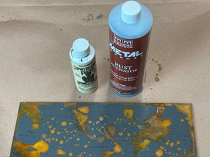 Reactive Copper Paint, Patina effect Paint for arts, crafts and decoration