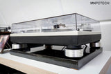 Mnpctech Audition 2.75" wide x 2.25" tall Turntable Isolation Feet, M6 Thread Posts (Four)