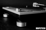 Mnpctech Audition 2.75" wide x 2.25" tall Turntable Isolation Feet, M6 Thread Posts (Four)