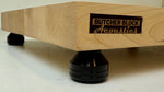 Black M6 Threaded Feet For Butcher Block Acoustics Isolation Platforms.