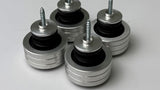 Technics Mk1 SL-1301, 1401, SL-1600, SL-1700, SL-1800 Turntable Feet, Set of Four (Read Description Before Ordering.  NO RETURNS)