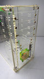 The front 5.25 Optical bays inside SUNBEAM PC Case Is Clear Transparent Acrylic ATX Mid Tower.