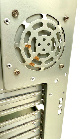 Vintage Beige ATX Mid Tower Retro Sleeper Computer PC Case – Mnpctech