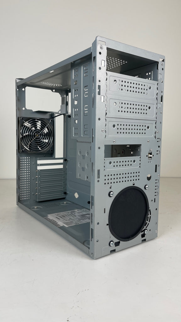 Beige Box Computer Material Vintage Beige ATX Mid Tower Case With Mnpctech Cooling Fan Mod