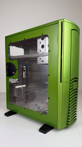 Chieftec Chenming Dragon ATX Vintage Aluminum Window Green Case (USED, NO RETURNS)