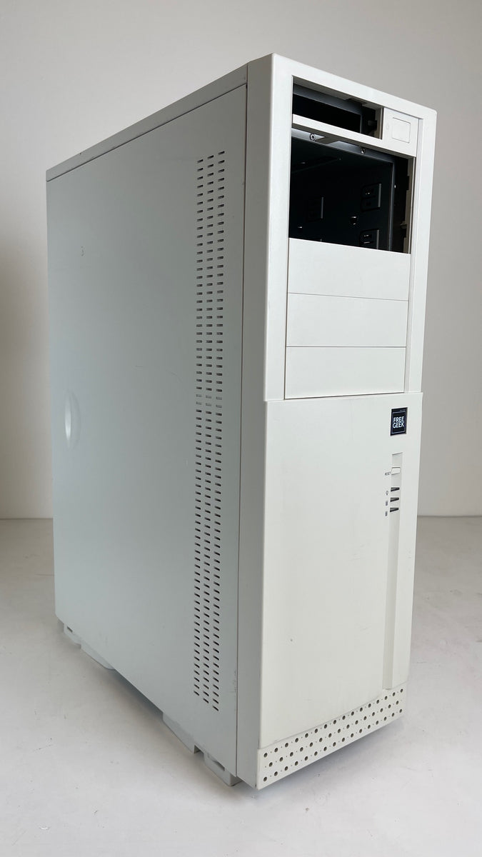 Retro Sleeper Computer 2001 Inwin Q500N Vintage Beige ATX Case With Cooling Mods – Mnpctech