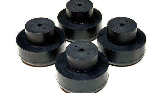 PIONEER PL-Series Black Pedestal Feet (HARD RUBBER), Set Of Four