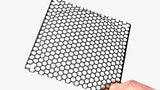 Closer look at the very best Modder's Mesh Hexagon Honeycomb 120mm PC Fan Grill.