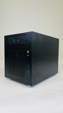 LIAN LI PC-Q08B Black Aluminum Micro ATX Desktop Computer Case (USED, NO RETURNS)