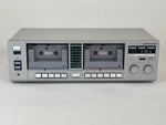 Used Sanyo RD W22 Dual Cassette Player & Recorder, Tested & Works