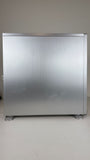 Right side panel vintage LIAN LI PC-7077A Silver Aluminum ATX Full Tower Computer Case.
