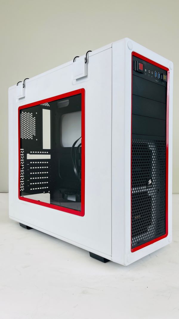 White CORSAIR Vengeance C70 Mid-Tower Case - Military Style – Mnpctech