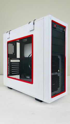 White CORSAIR Vengeance C70 Mid-Tower Case - Military Style, USED, NO RETURNS
