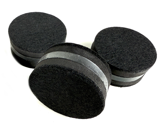 Fluance Turntable Sorbothane Anti-Vibration Foot Pads (Set Of