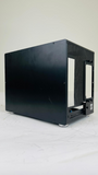 LIAN LI PC-Q08B Black Aluminum Micro ATX Desktop Computer Case (USED, NO RETURNS)