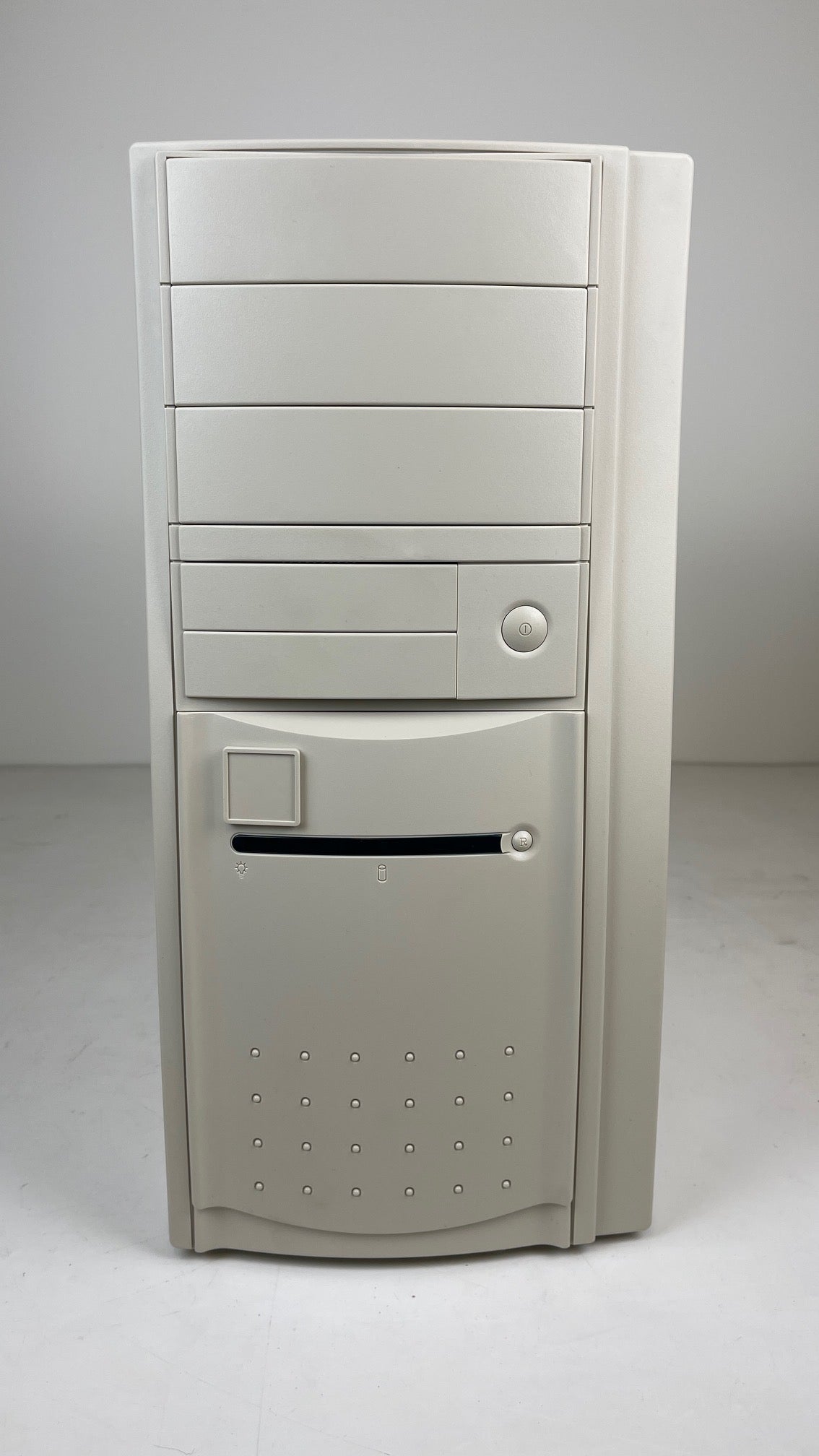 Boîtier PC Acer Veriton Steel - MicroATX - Full Metal Acier - Vintage - Bon état