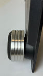 Closeup Marantz 6370Q Turntable Foot with aluminum shell that is billet machined.