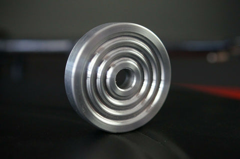 45 RPM Adapter - Aluminum - 7 inch Vinyl Record Dome 45 Adapter