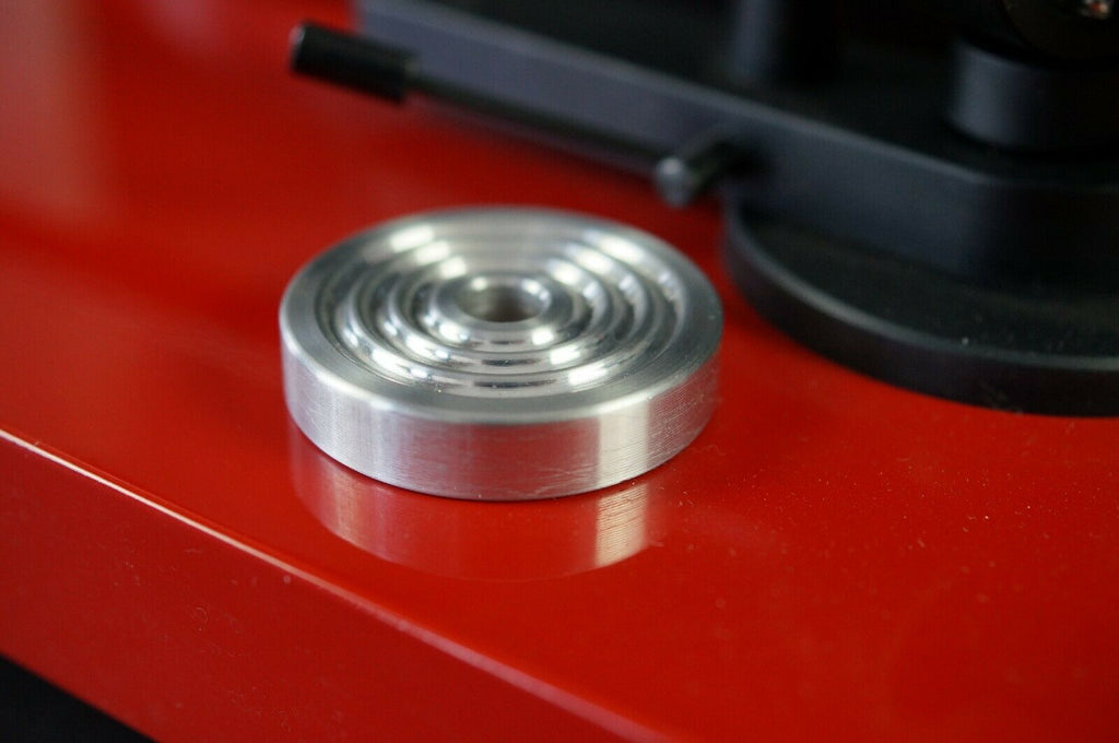 45 RPM Adapter - Aluminum - 7 inch Vinyl Record Dome 45 Adapter – Mnpctech