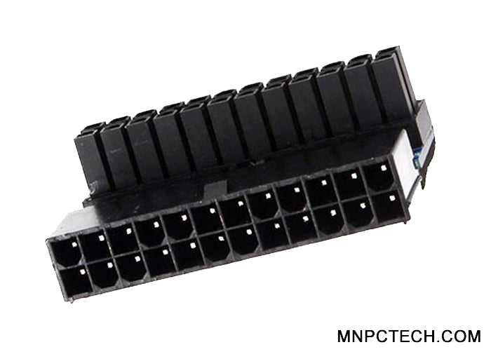 90 Degree Angle 24 Pin ATX Connector for Motherboard Mainboard Mnpctech