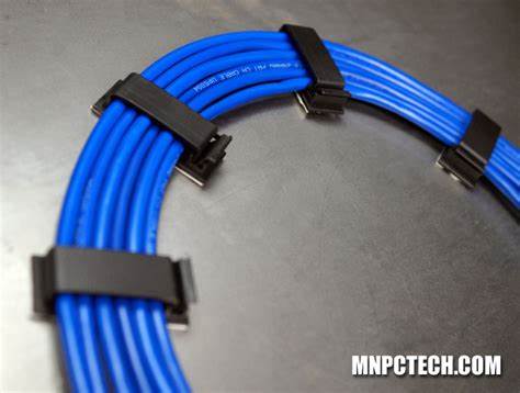 Ethernet Network Router Server Rack Wall Cable Organizer Adhesive Clam ...