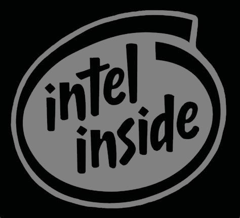 Mnpctech custom "Intel Inside" PC Window Decal