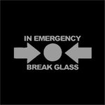 Mnpctech custom "Break Glass" PC Window Decal