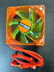 80mm AC Ryan Blackfire-4 LED PC Cooling Fans For Retro Vintage Gaming PC.