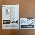 Corsair Crystal Series 570x Owners Manual Installation Guide Book