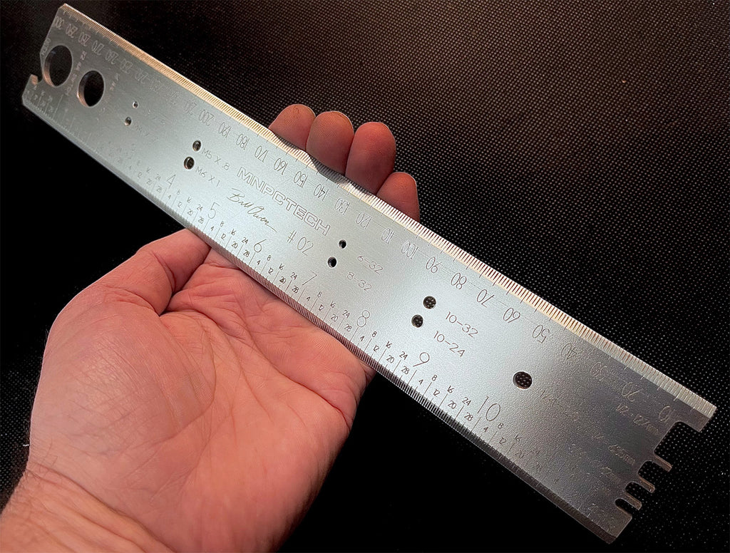 Mnpctech Limited Edition Stainless Steel PC Mod Gauge, Ruler & Referen