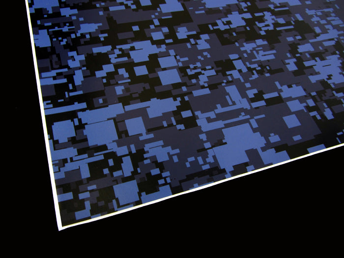 3M Blue Digi-Camo / Digital Snow Camouflage Vinyl Film Wrap Sheets –  Mnpctech