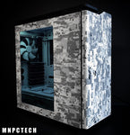 3M White Winter Digi-Camo / Digital Snow Camouflage Vinyl Film Wrap Sheets