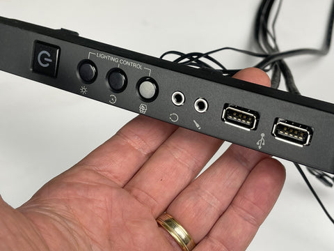 Corsair 570x Power Button Reset Switch USB Headphone Mic Case Panel Replace.