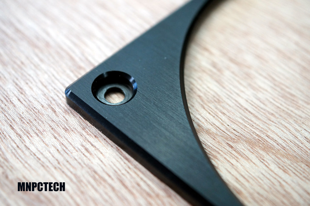 120mm Open Air Aluminum Custom PC Cooling Fan Frame – Mnpctech