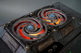 Top view of this amazing custom gaming PC build for PC game launch.