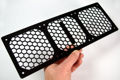 Our 360 / 360mm and 3x120 Radiator Grills are great for use in PC water cooling builds. Available from Aquacomputer, Phobya and Watercool in a wide range of sizes and styles made by Mnpctech