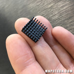 HEAT SINK 15mm x 15mm x 6mm Sticker Backing